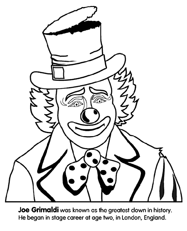 Clown Coloring Page | crayola.com